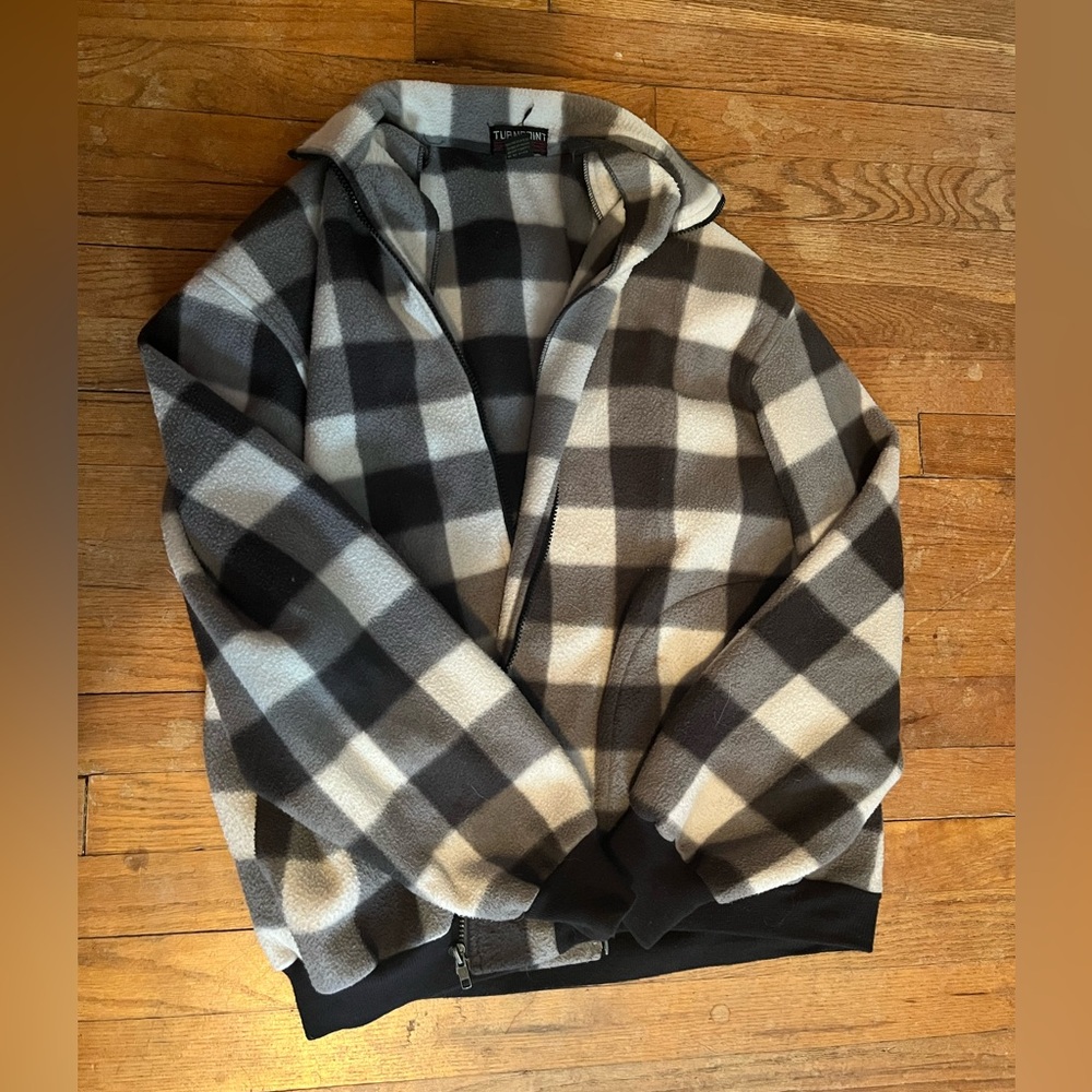 Vintage TurnPoint checkered zip up size xlarge